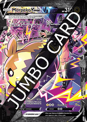 JUMBO Oversized Morpeko V-Union Holo Promo - Pokemon Crown Zenith Premium Playmat Collection